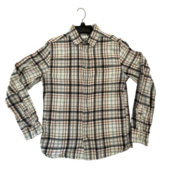 Mens Plaid Shirt Size S Long Sleeve Button-Down Cotton by Goodfellow and Co - Picture 2 of 7